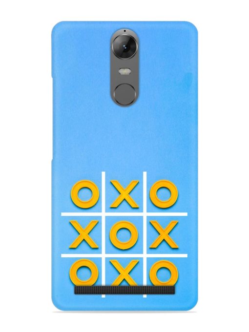 Yellow Plastic Crosses Snap Case for Lenovo K5 Note