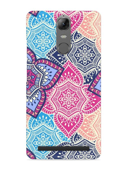 Ethnic Floral Seamless Snap Case for Lenovo K5 Note Zapvi