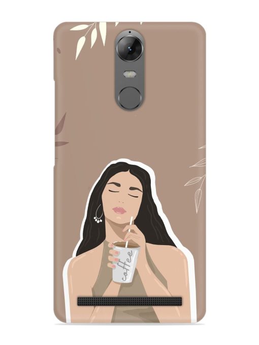 Girl With Coffee Snap Case for Lenovo K5 Note