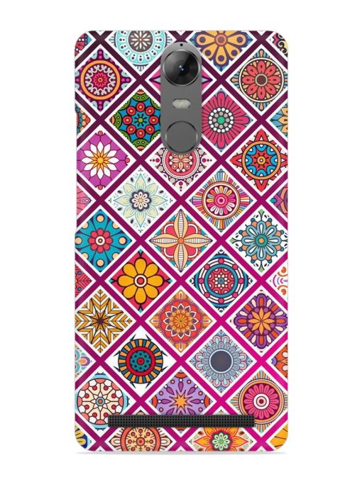 Seamless Tile Pattern Snap Case for Lenovo K5 Note Zapvi