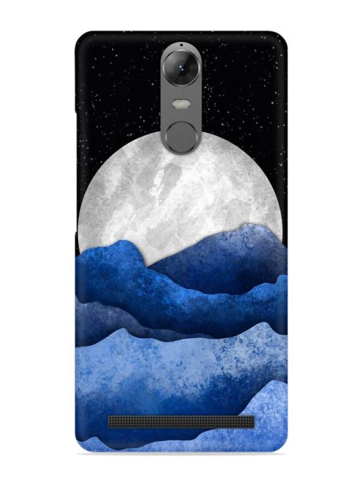 Full Moon Mountain Vector Snap Case for Lenovo K5 Note Zapvi