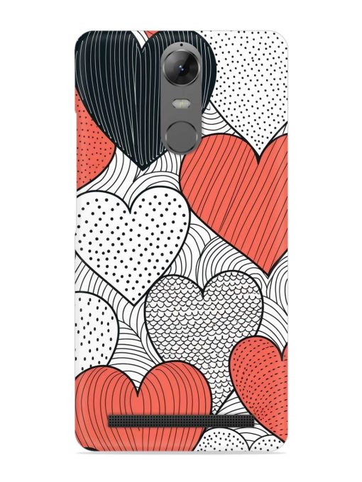 Girly Heart Seamless Snap Case for Lenovo K5 Note Zapvi