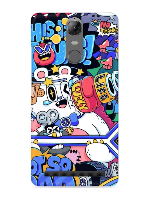 Universal Doodle Snap Case for Lenovo K5 Note Zapvi