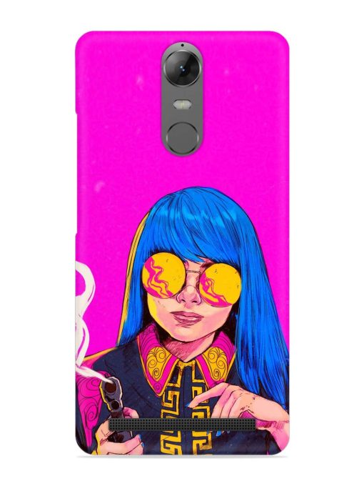 Aesthetic Anime Girl Snap Case for Lenovo K5 Note