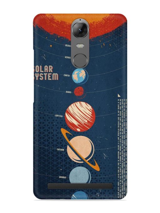 Solar System Vector Snap Case for Lenovo K5 Note Zapvi