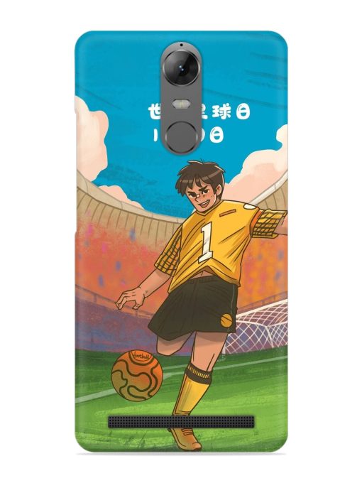 Soccer Kick Snap Case for Lenovo K5 Note Zapvi