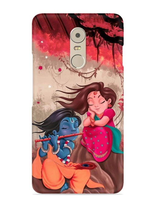 Radhe Krishna Water Art Snap Case for Lenovo K6 Note Zapvi