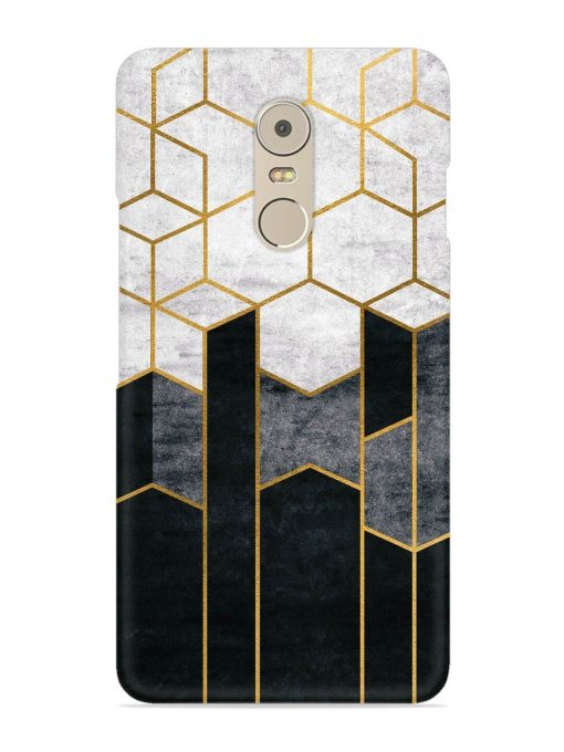 Cube Marble Art Snap Case for Lenovo K6 Note