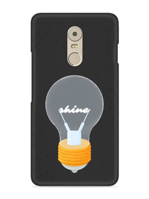 Bulb Background Snap Case for Lenovo K6 Note