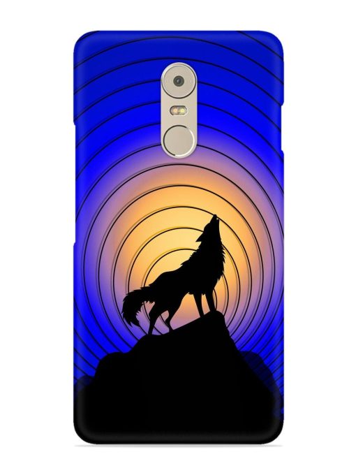 Fox Roaring Design Snap Case for Lenovo K6 Note Zapvi