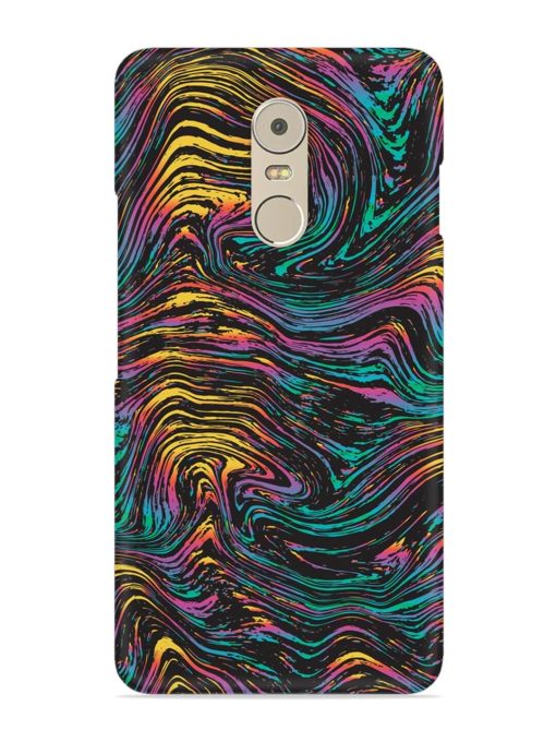 Abstract Liquid Colors Snap Case for Lenovo K6 Note Zapvi