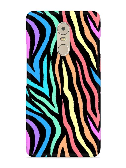 Colorful Abstract Zebra Snap Case for Lenovo K6 Note