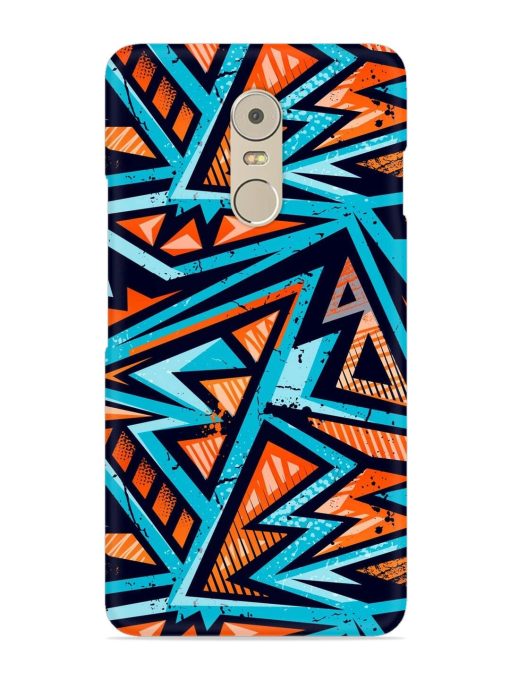 Abstract Seamless Grunge Snap Case for Lenovo K6 Note Zapvi