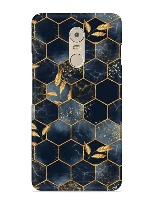 Marble Hexagon Seamless Snap Case for Lenovo K6 Note