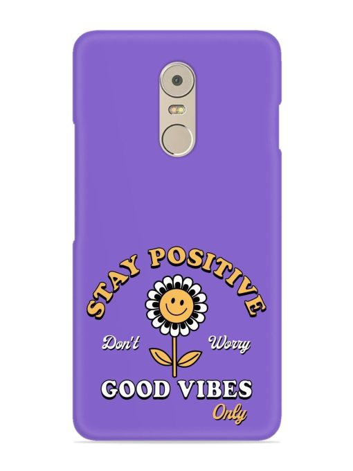 Retro Positive Flower Snap Case for Lenovo K6 Note