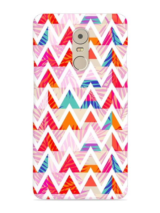 Abstract Triangle Background Snap Case for Lenovo K6 Note Zapvi