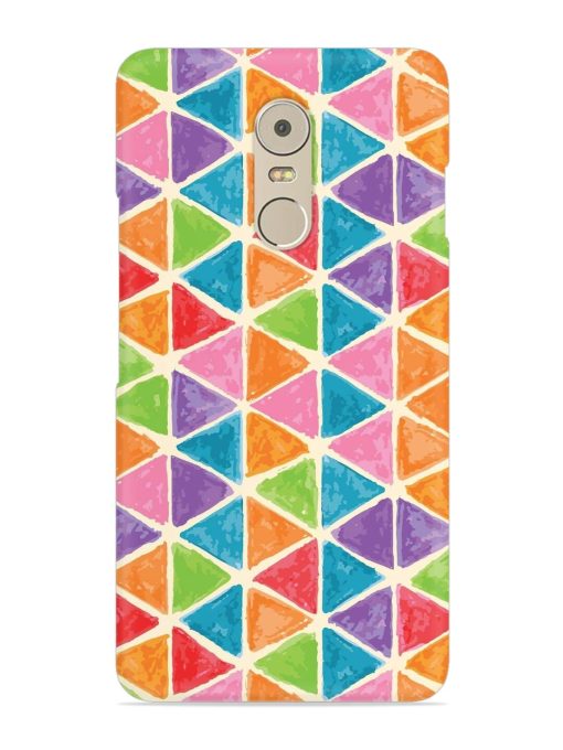 Seamless Colorful Isometric Snap Case for Lenovo K6 Note