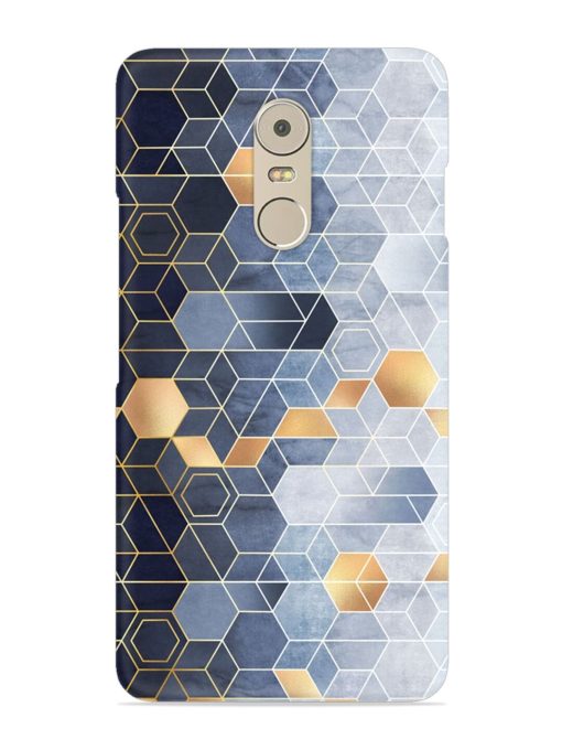 Geometric Abstraction Hexagons Snap Case for Lenovo K6 Note