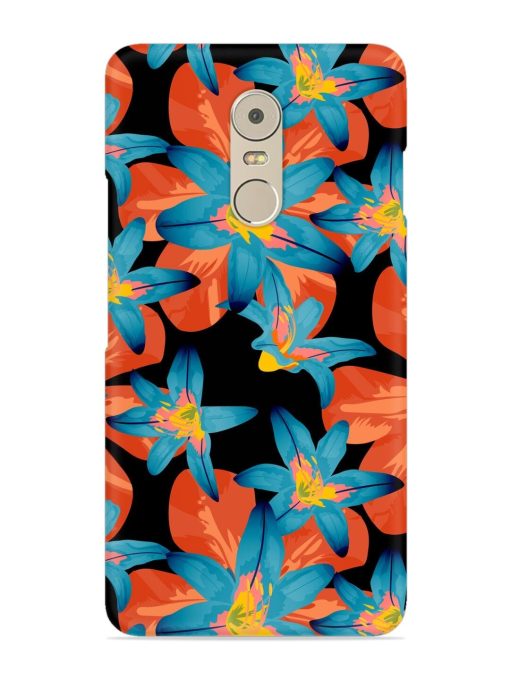 Philippine Flowers Seamless Snap Case for Lenovo K6 Note Zapvi