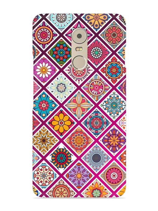 Seamless Tile Pattern Snap Case for Lenovo K6 Note Zapvi