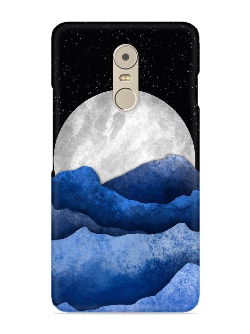 Full Moon Mountain Vector Snap Case for Lenovo K6 Note