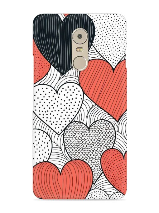 Girly Heart Seamless Snap Case for Lenovo K6 Note