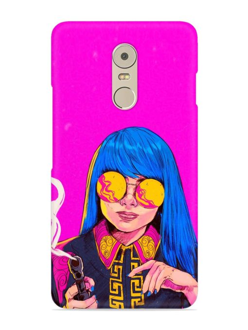 Aesthetic Anime Girl Snap Case for Lenovo K6 Note