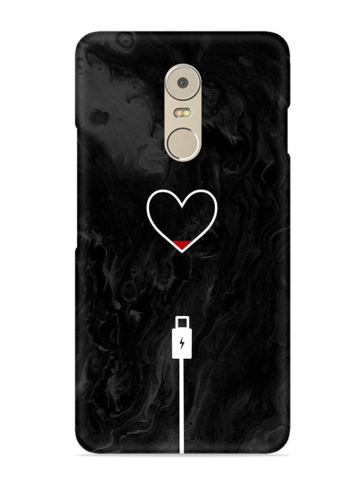 Heart Charging Vector Snap Case for Lenovo K6 Note