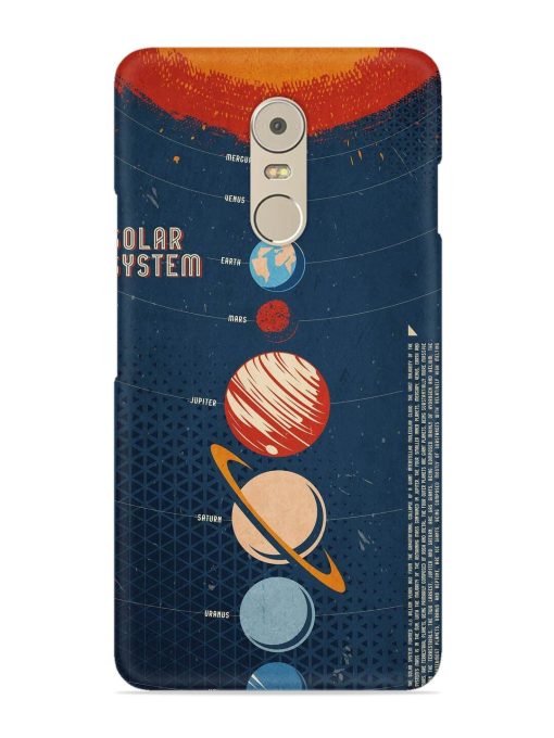 Solar System Vector Snap Case for Lenovo K6 Note