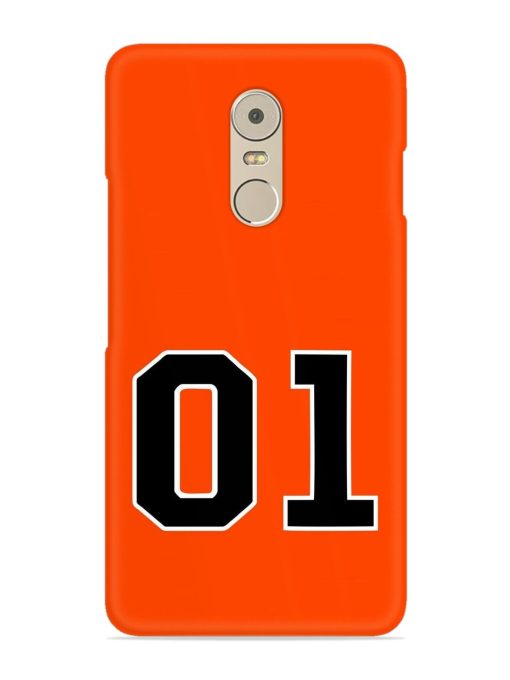 01 Number Snap Case for Lenovo K6 Note