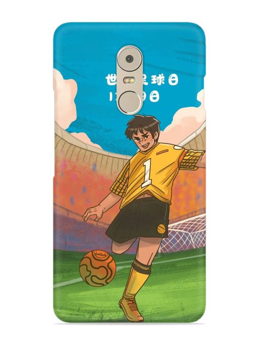 Soccer Kick Snap Case for Lenovo K6 Note