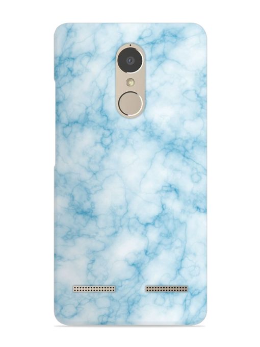 Blue White Natural Marble Snap Case for Lenovo K6 Power Zapvi