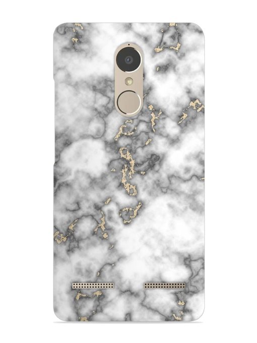 Gray And Gold Marble Snap Case for Lenovo K6 Power Zapvi