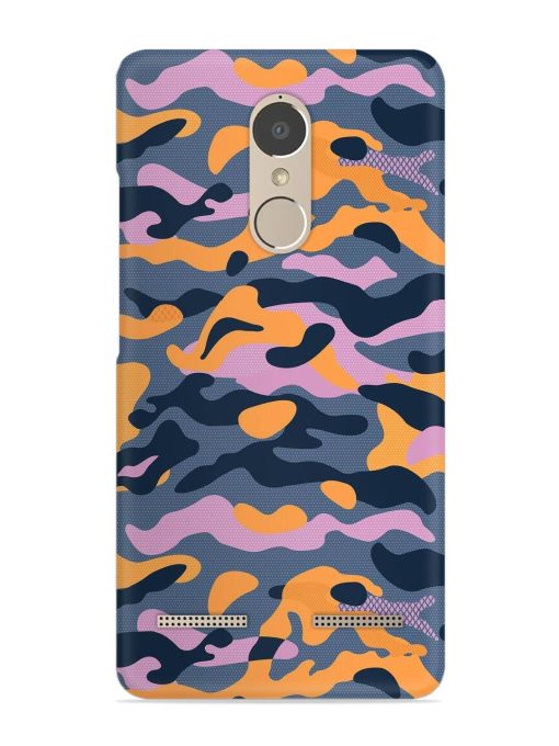 Camouflage Army Military English Orange Art Snap Case for Lenovo K6 Power Zapvi