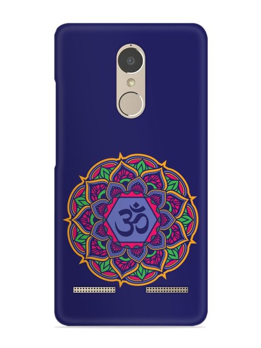 Om Mandala Art Blue Snap Case for Lenovo K6 Power