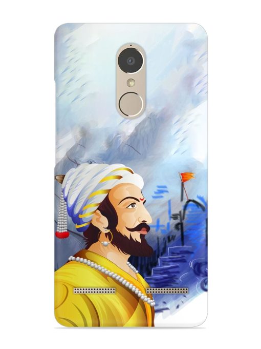 Shivaji Maharaj Color Paint Art Snap Case for Lenovo K6 Power