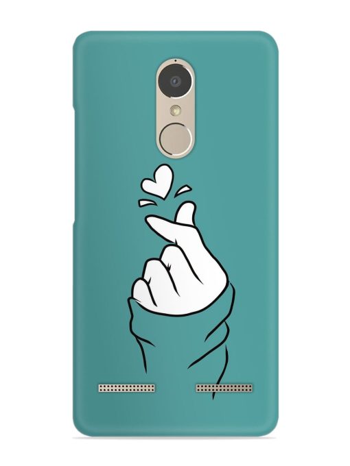 Korean Heart Sign Art Snap Case for Lenovo K6 Power Zapvi