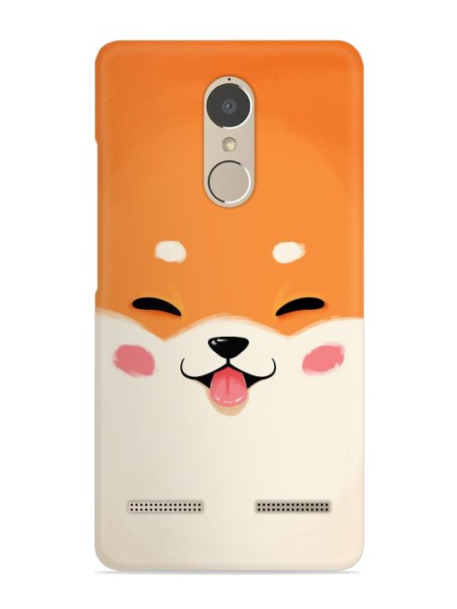 Cute Dog Face Vector Snap Case for Lenovo K6 Power Zapvi