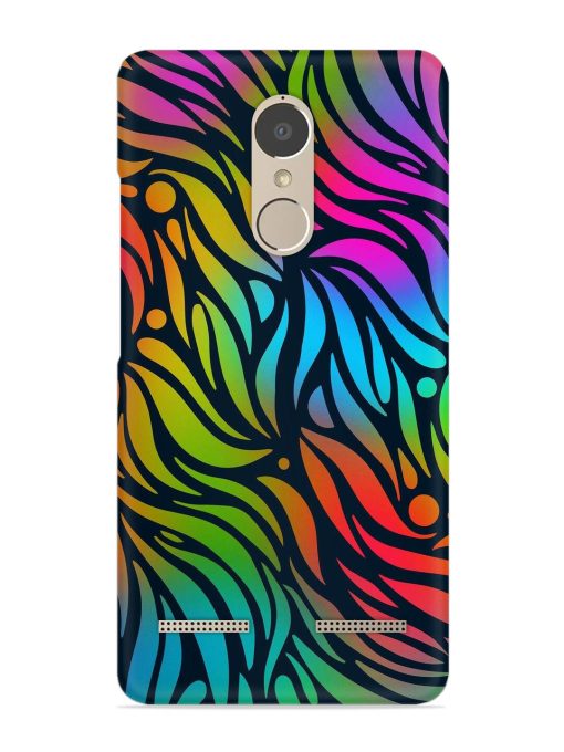 Abstract Leaf Design Snap Case for Lenovo K6 Power Zapvi