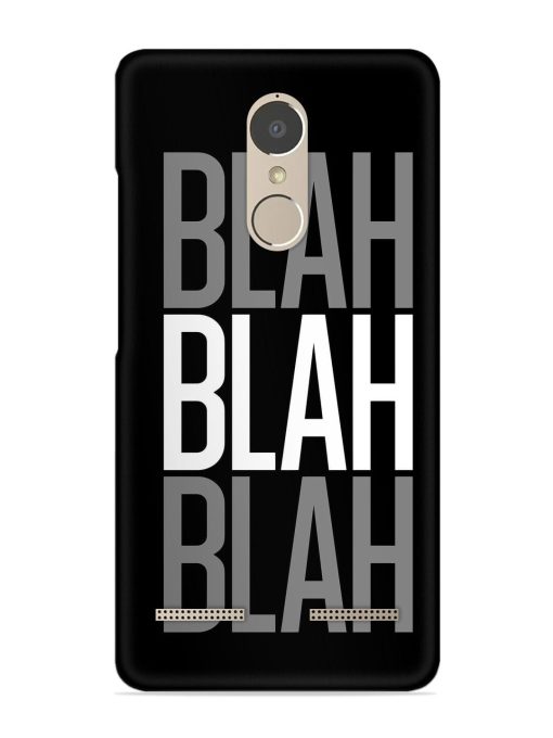 Blah Blah Blah Wallpaper Snap Case for Lenovo K6 Power Zapvi