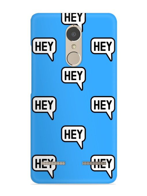 Hey Text Message Snap Case for Lenovo K6 Power Zapvi