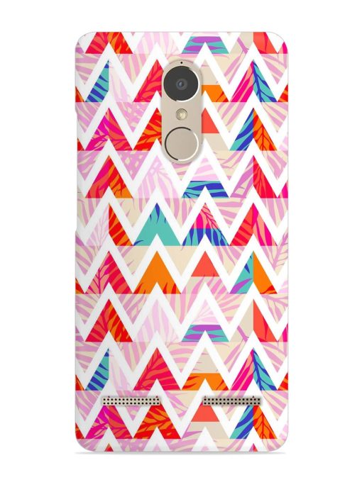 Abstract Triangle Background Snap Case for Lenovo K6 Power