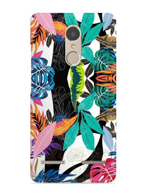 Floral Pattern Bright Snap Case for Lenovo K6 Power Zapvi