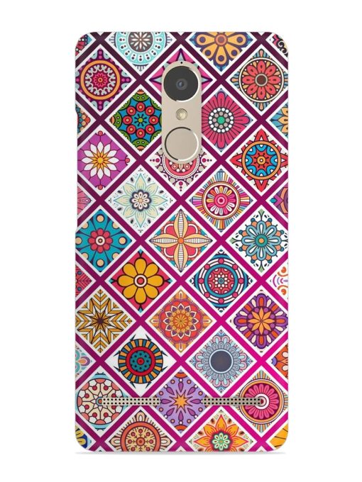 Seamless Tile Pattern Snap Case for Lenovo K6 Power Zapvi