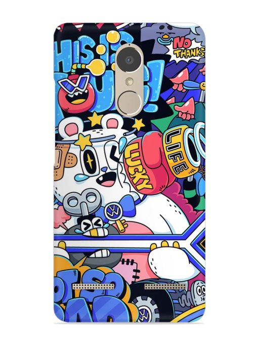 Universal Doodle Snap Case for Lenovo K6 Power Zapvi