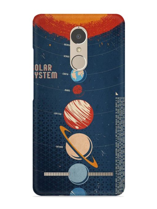 Solar System Vector Snap Case for Lenovo K6 Power Zapvi