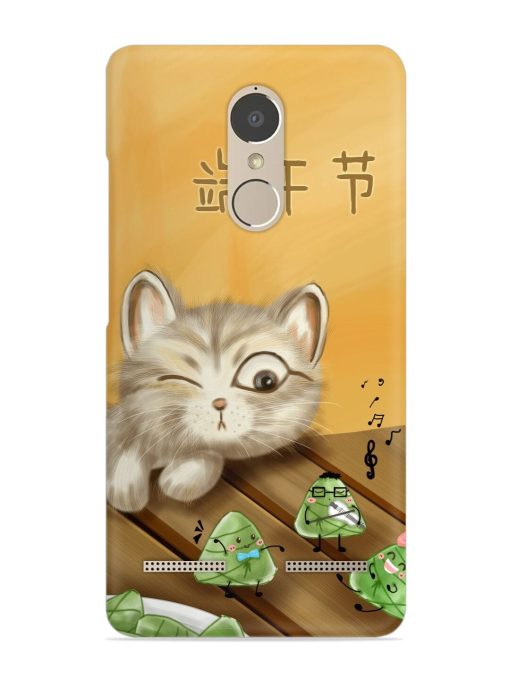 Cat Scorpion Dancing Snap Case for Lenovo K6 Power Zapvi