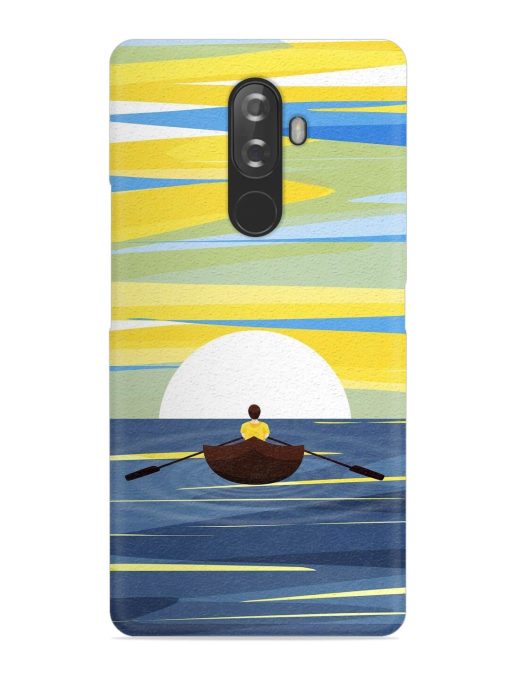 Rowing Person Ferry Paddle Snap Case for Lenovo K8 Note Zapvi