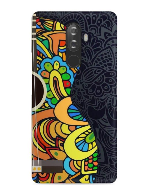 Guitar Vector Art Snap Case for Lenovo K8 Note Zapvi