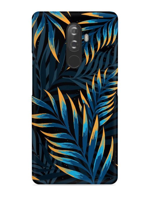 Abstract Leaf Art Snap Case for Lenovo K8 Note Zapvi